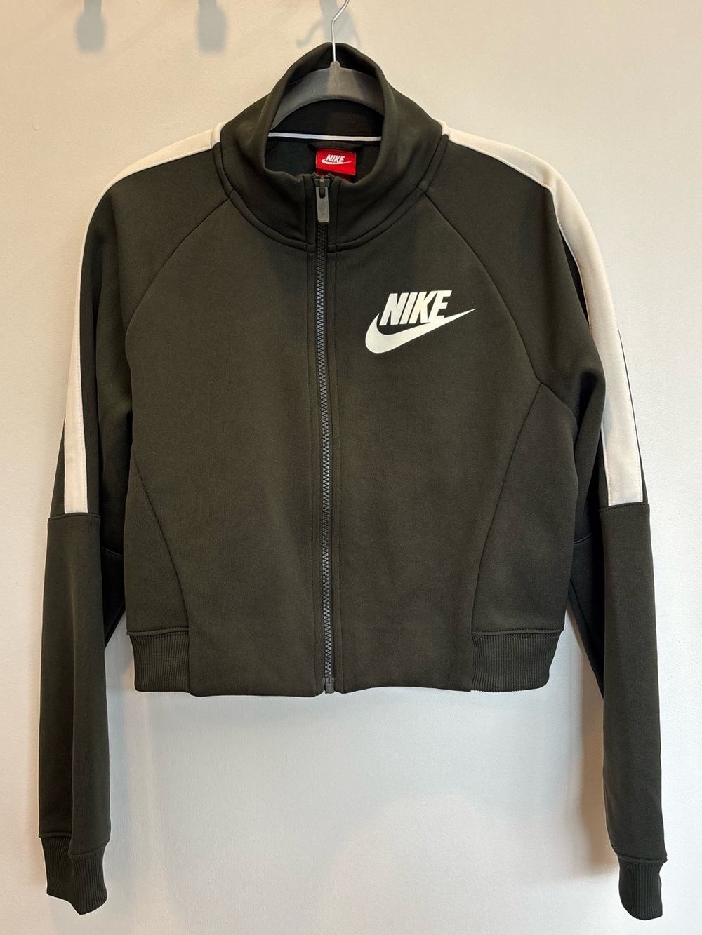 Nike Zip Up Jacket with Stripe Detail, Size S, Excellent Condition